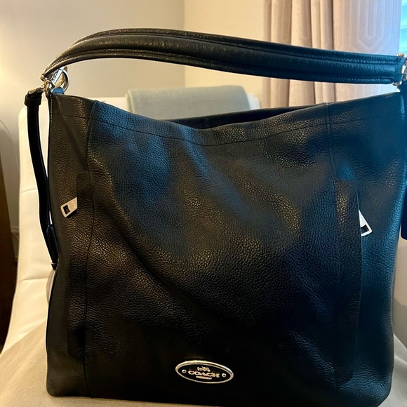 Coach Black Leather Crossbody - Picture 2 of 7